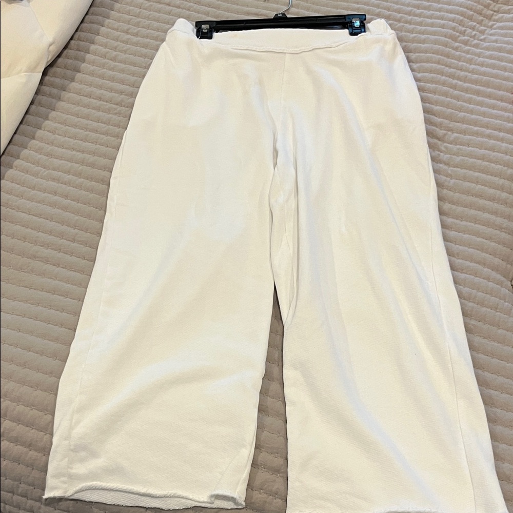 Eileen Fisher White wide leg Pants